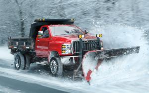 International CV Day Cab Snow Plow '2018